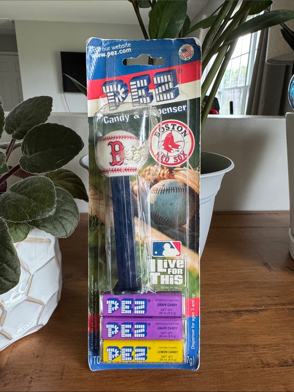 PEZ Boston Red Sox Baseball Candy Dispenser - Blue